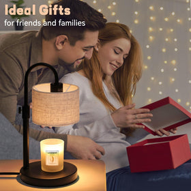 FINCMY candle warmer lamp fits jar candles up to five inches.