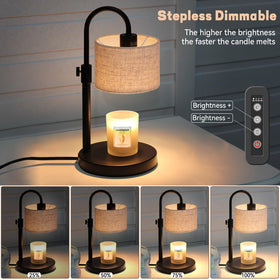 FINCMY candle warmer lamp timer controls for automated shutoff.