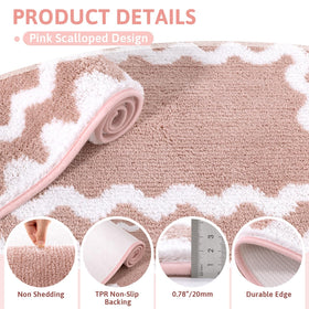 Findosom toilet lid cover 19x21 complements the set while reducing water splashes.