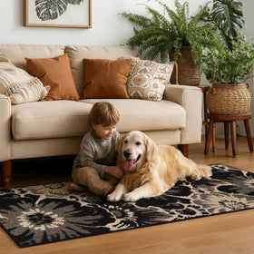 Findosom durable overlock edges extend rug longevity in daily use