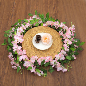 Findosom wisteria garland enhances outdoor walls and garden decor.