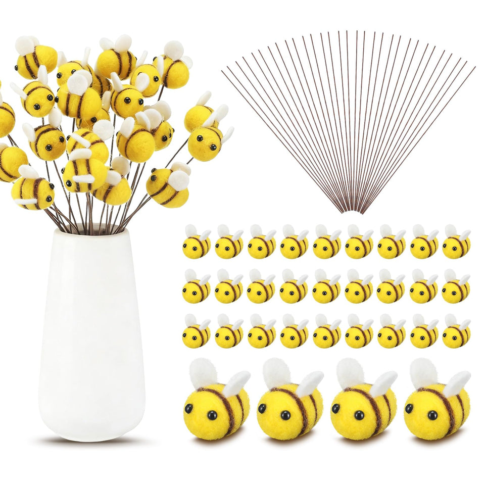 FineCheer felt bees honeycomb assembly for decorative centerpieces and easy setup