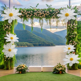 FineCheer 20 inch giant daisy adds dramatic stage or window displays