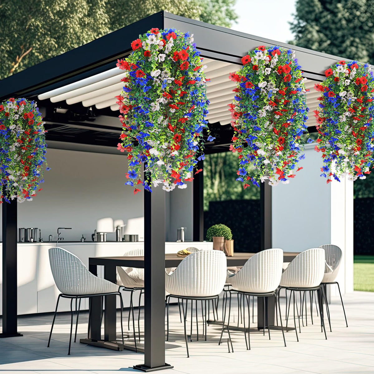 FineCheer versatile hanging plants suitable for indoors and outdoors.