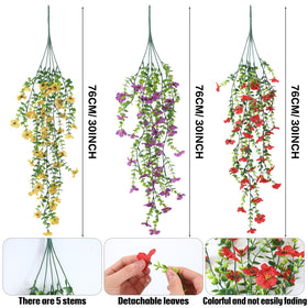 FineCheer 6-bundle set adds versatile trailing greenery to indoor spaces.