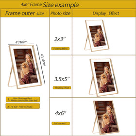 FineLiMoLa gold beaded edge frame enhances photos with luxury.
