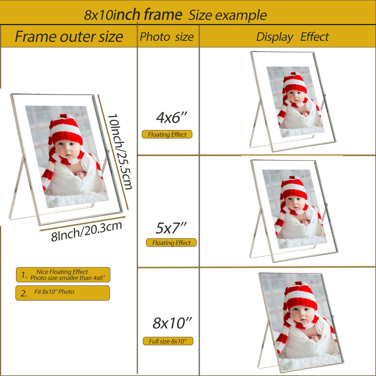Two-frame set in one package ideal for matching wedding photos