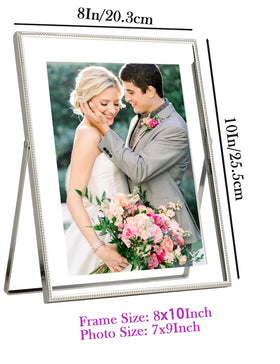 Durable beaded edge frame resists corrosion and keeps photos secure