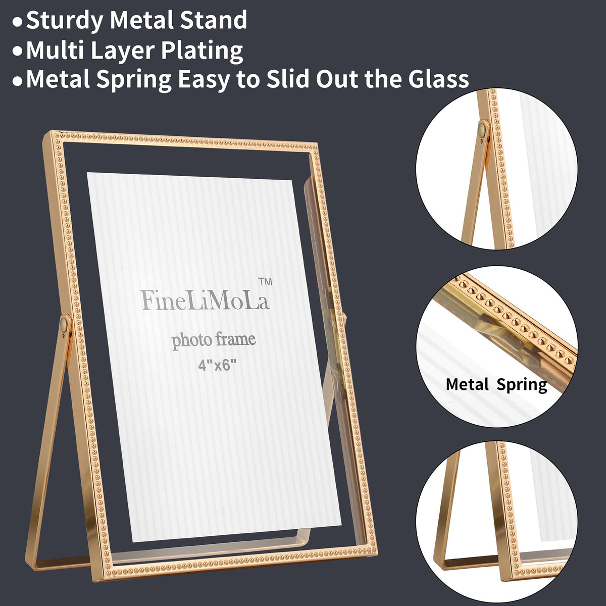 FineLiMoLa table-top display fits desks and mantels.