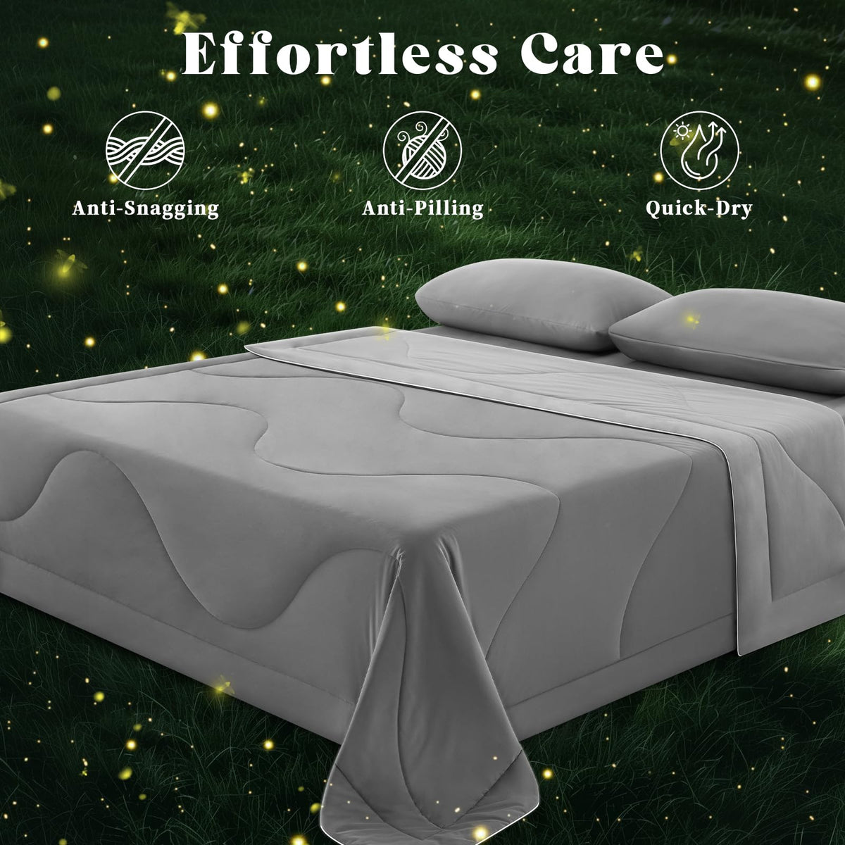 FineMay cooling comforter arc-chill tech supports temperature regulation through night.