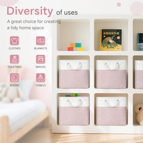 FinishingBo Cube Bin closet storage system in a wardrobe