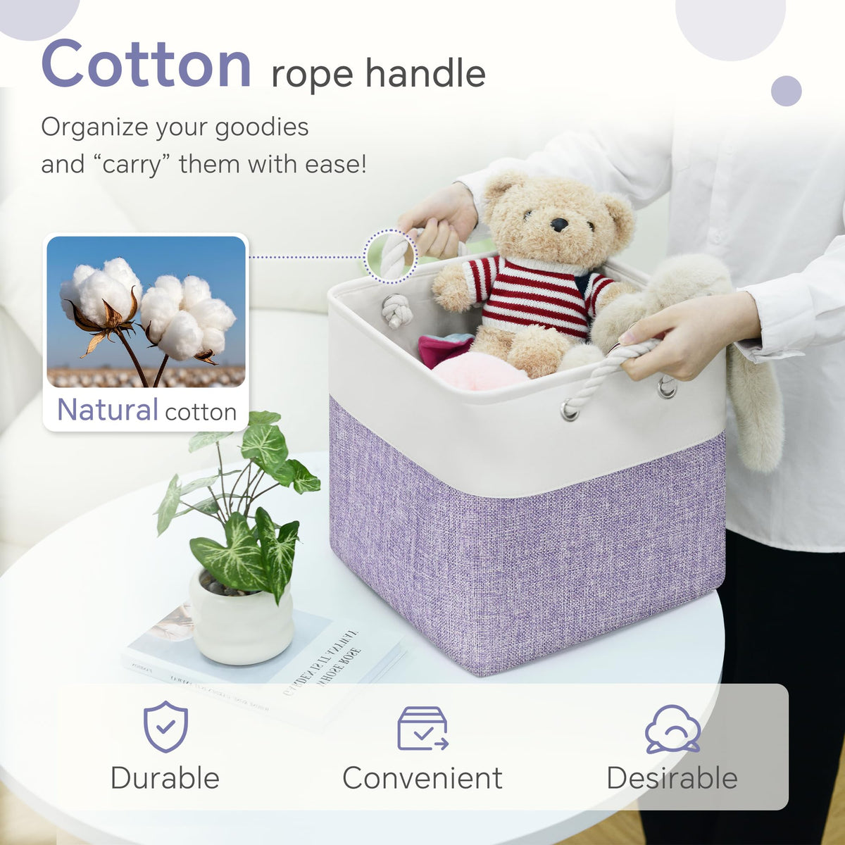 FinishingBo large cube bin cleaning shows easy wipe-down with a damp cloth