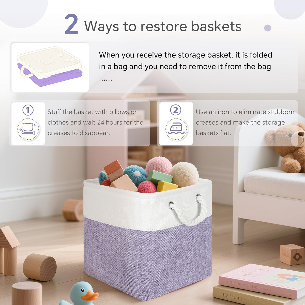 FinishingBo large cube bin closet-organization demonstrates tidy wardrobe storage
