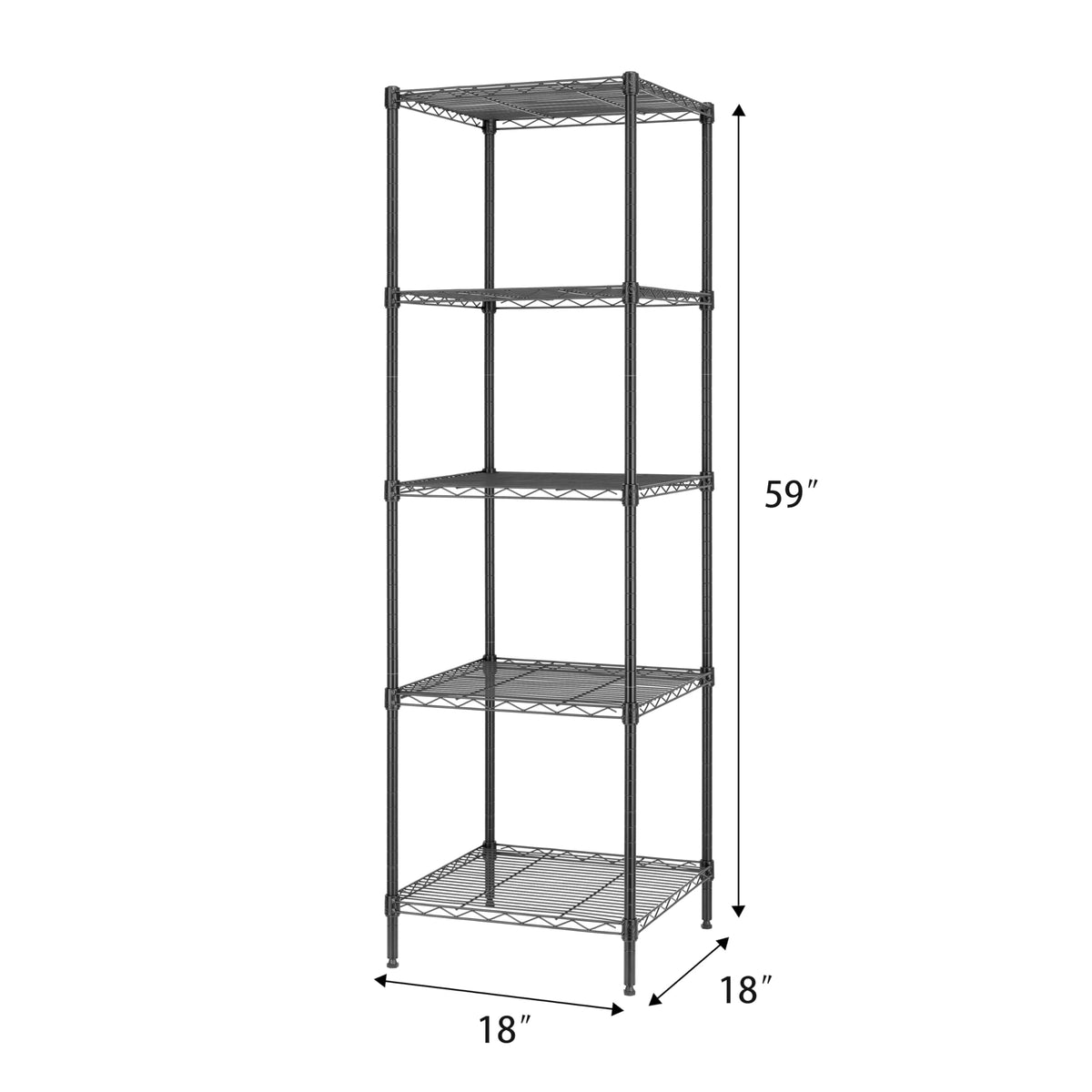 Finnhomy shelving unit in a compact kitchen corner for organization.
