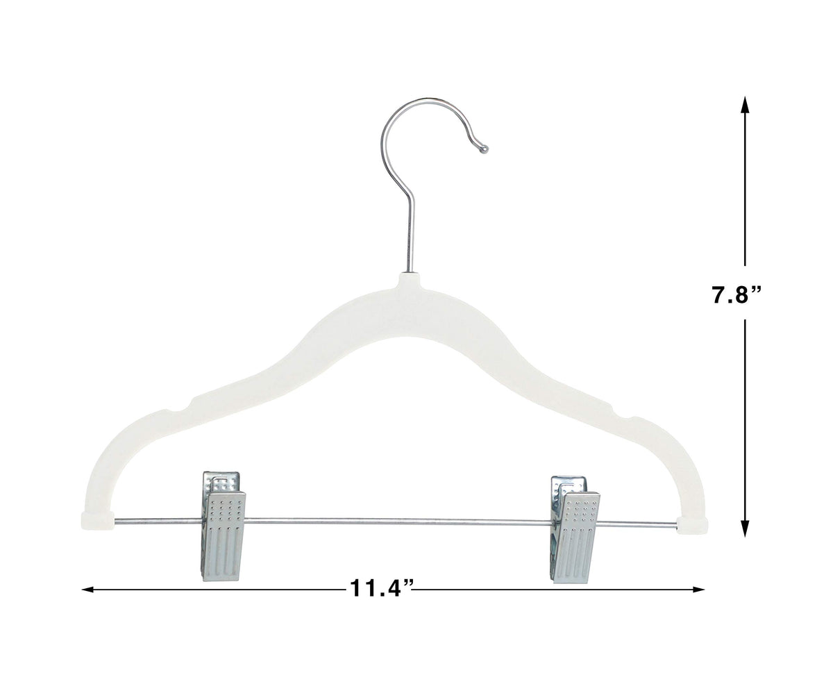 Finnhomy movable clips for kids hangers secure fabrics without marks.