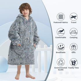Fiosnow 100% polyester soft fleece with plush sherpa insulation for warmth.