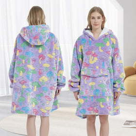 Fiosnow one-size-fits-all hoodie suits adults and teens.