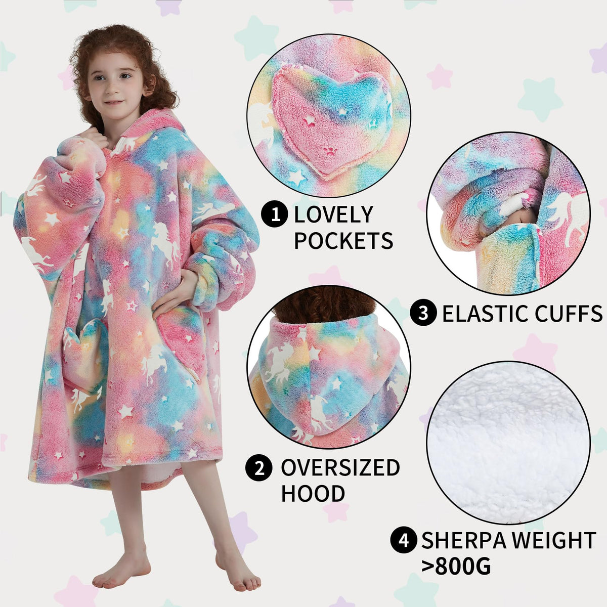 Fiosnow hoodie with side pockets for snacks, keys, or small items.
