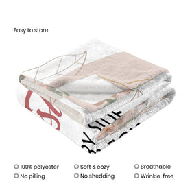 Fioung blanket care instruction; machine wash cold for longevity.