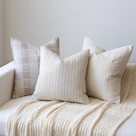 FIOUOVO cotton cushion cover with soft touch for cozy seating