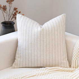 FIOUOVO decorative neutral 20x20 pillow cover for sofa decor
