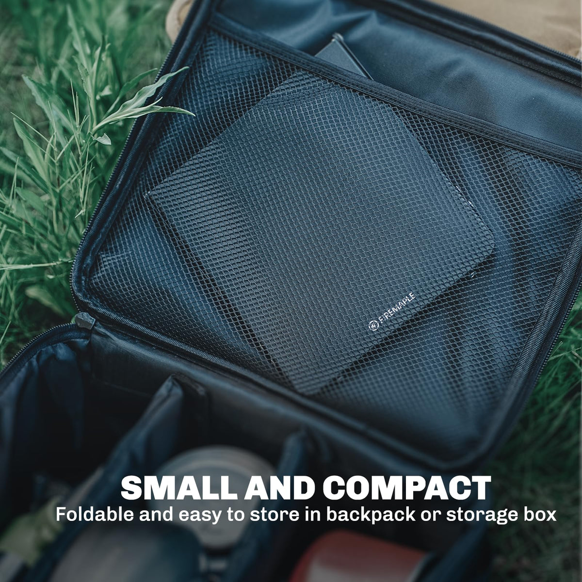 Fire-Maple Petrel table shows isobutane cartridge compatibility for camp stoves.