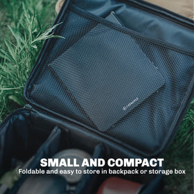 Fire-Maple Petrel table shows isobutane cartridge compatibility for camp stoves.