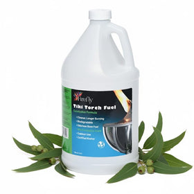 Firefly Eucalyptus Formula bottle pour shows easy, mess-free filling for outdoor torches