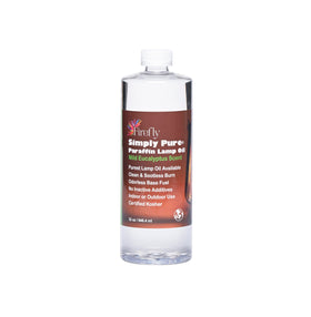 Firefly Fuel Premium lamp oil 32oz bottle for indoor use with clean burn
