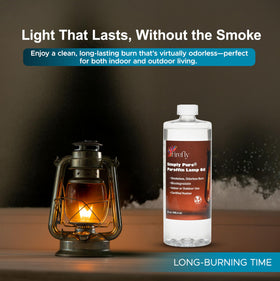 Firefly Fuel smokeless indoor burn in a lamp for calm evenings.