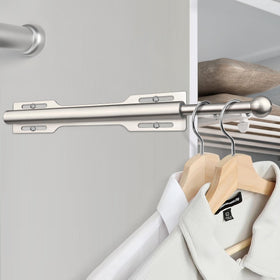 FIRJOY valet rod in entryway for coats and hats