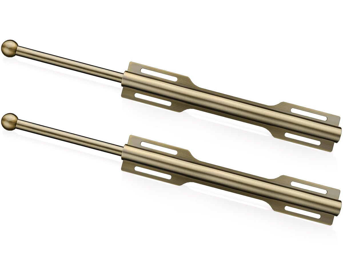 FIRJOY valet rod in closet, 12-inch pull-out for daily outfits.