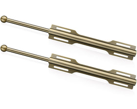 FIRJOY valet rod in closet, 12-inch pull-out for daily outfits.