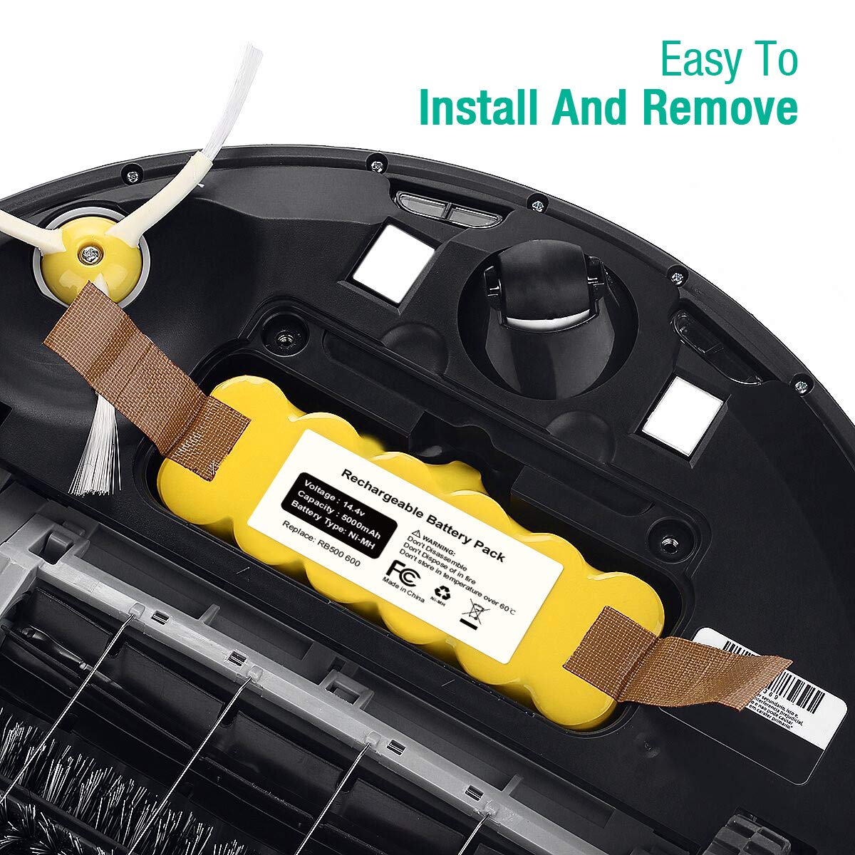 FirstPower Roomba battery CE FCC PSE ROHS-certified for reliability.