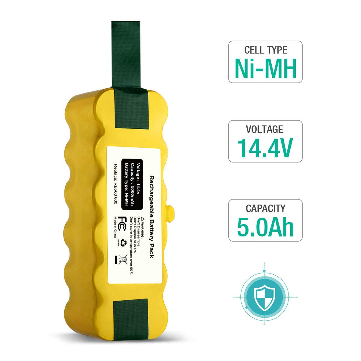 FirstPower Roomba battery easy-install for quick robot maintenance.