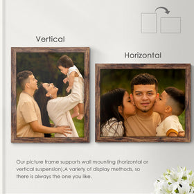 Fisnish back panel with spring-loaded design for quick photo changes