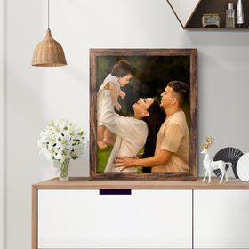 Fisnish 16x20 frame side view highlights sturdy MDF construction