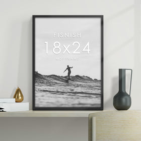Fisnish 18x24 frame design suits many spaces and makes a thoughtful gift