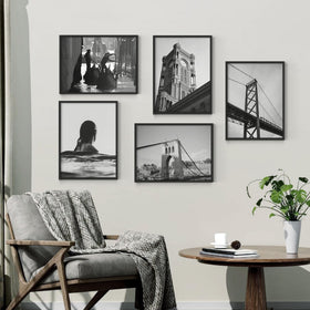 Fisnish 18x24 frame with clear plexiglass for crisp photo visibility