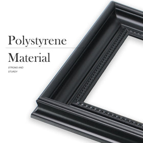 Fisnish 8x10 frame tempered safety glass ensures clear visibility