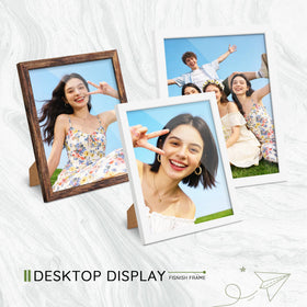 Fisnish white 8x10 frames fit standard photos and art