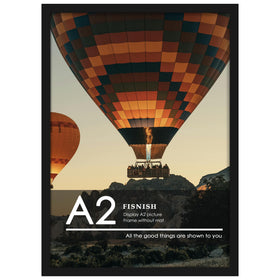 Fisnish A2 frame edge-to-edge display for vibrant posters