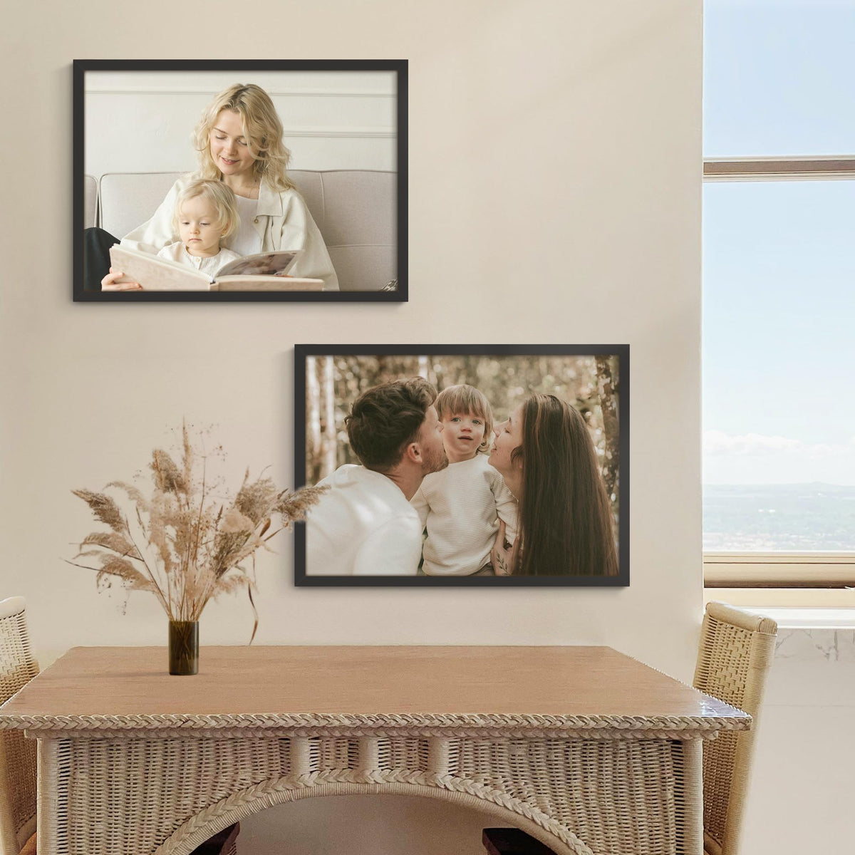 Fisnish A2 frame wall mounting hardware for flexible layout