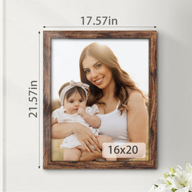 Fisnish plexiglass 16x20 panel provides crystal-clear visibility