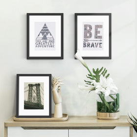 Fisnish tabletop display frame for shelves and desks