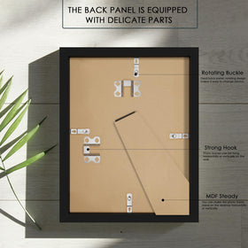 Fisnish wall collage setup to create a dynamic home gallery