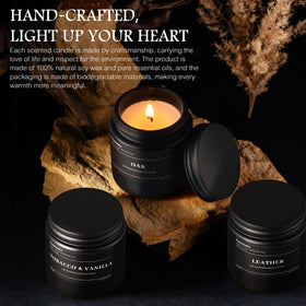 FISSIWORX gift box candle set ready for birthdays and special occasions.
