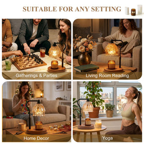 Safety notes and usage guidance for Fitrobust candle warmer lamp.