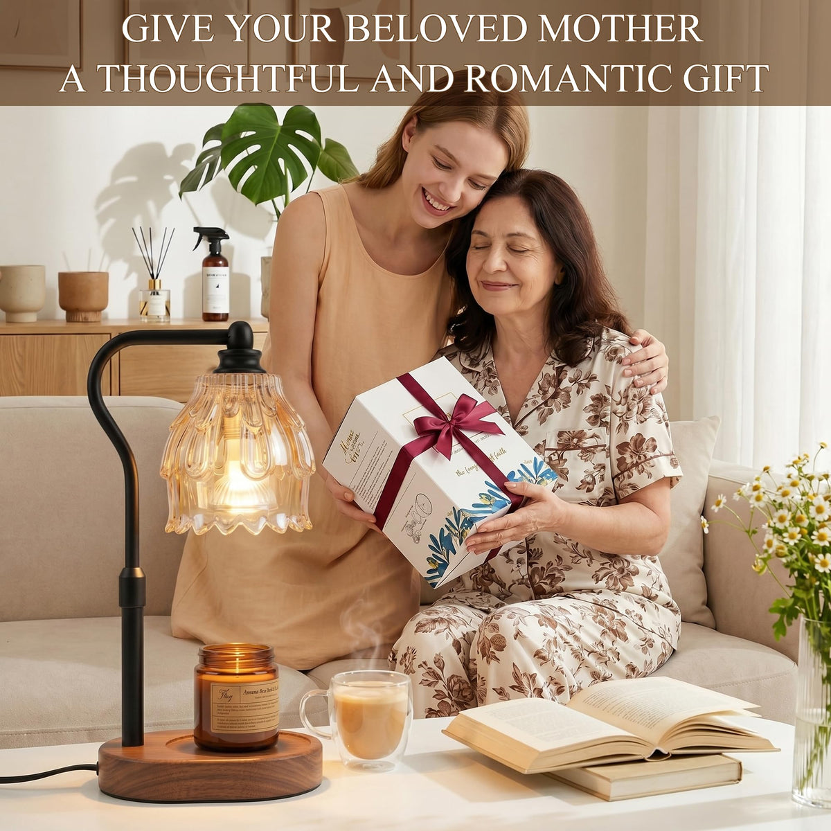 Vintage style Fitrobust warmer as a stylish gift-ready candle accessory.