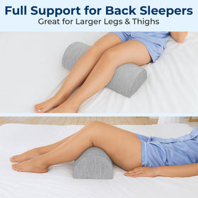 5 STARS UNITED memory foam leg pillow contours to legs for support